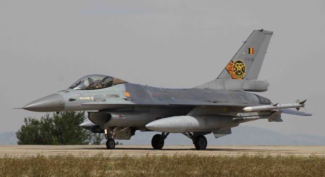 F-16 de la Fuerza Aérea de Bélgica se accidenta en Francia