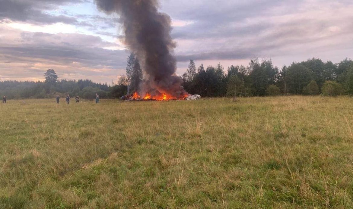 Avión que transportaba a Yevgeny Prigozhin se estrella