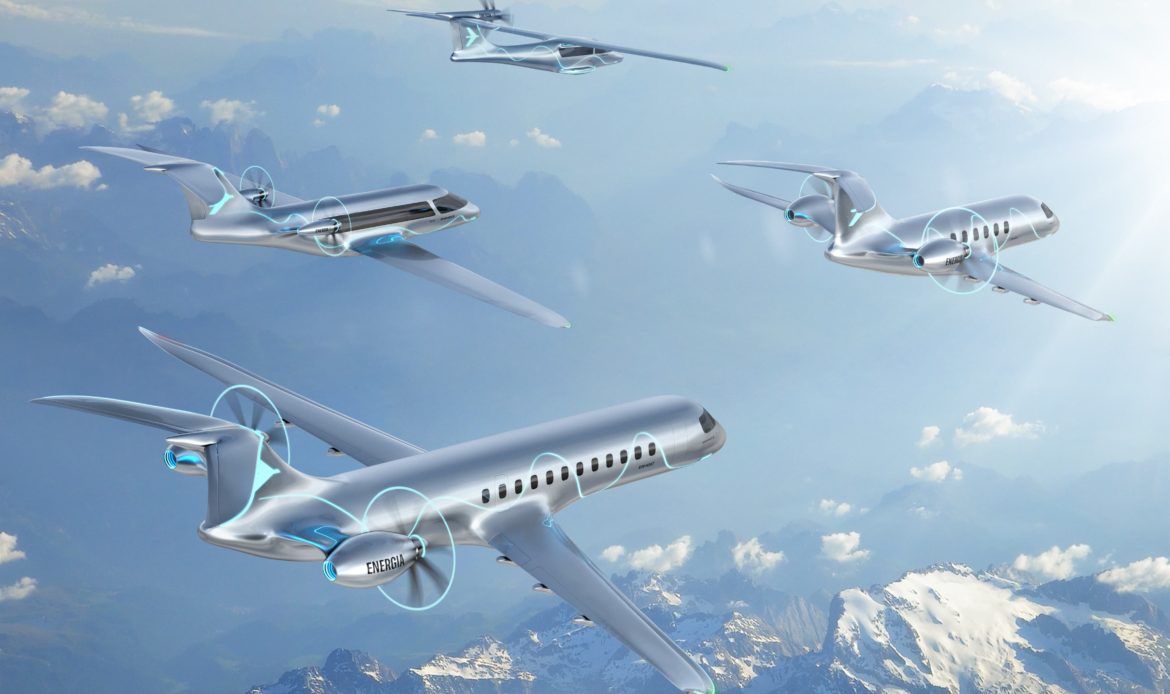 Embraer presentó su nueva familia de aviones híbridos denominada “Energia”