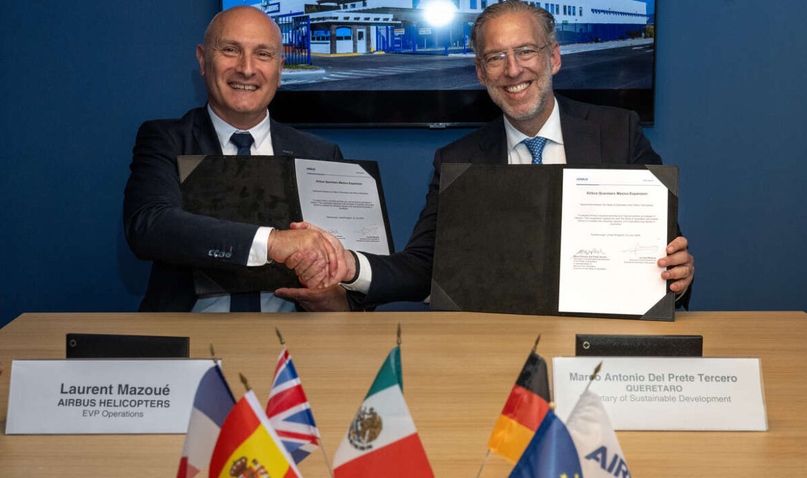 Airbus Helicopters firma acuerdo para ampliar procesos de producción en Querétaro