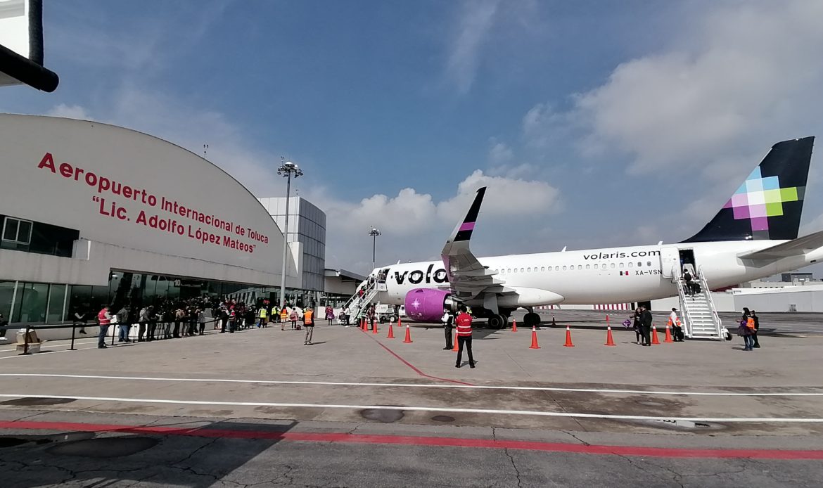 Volaris reinicia operaciones en Toluca