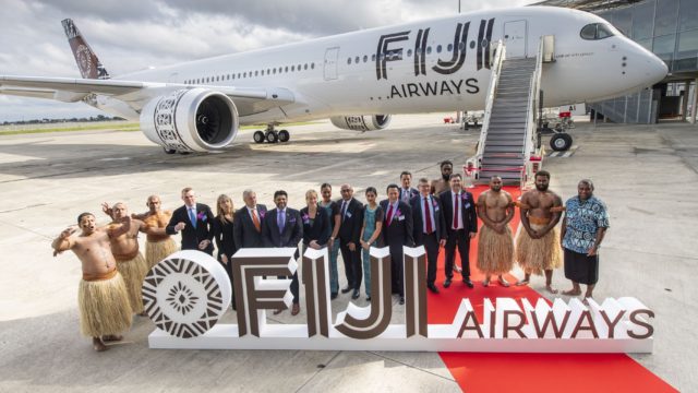 Fiji Airways recibe su primer A350 XWB