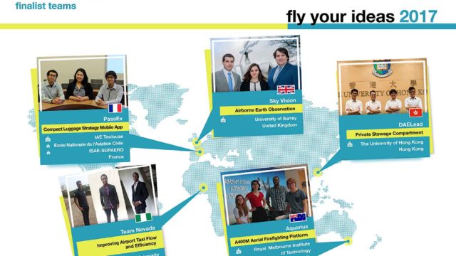Airbus anuncia finalistas del concurso para estudiantes “Fly Your Ideas 2017”