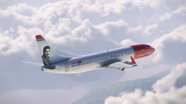 Freddie Mercury, nuevo personaje en aviones de Norwegian