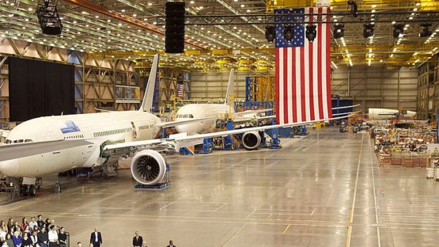 Boeing suspende producción en Puget Sound por 14 días