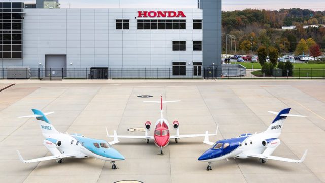 El HondaJet es el avión con más entregas de su clase por segundo año consecutivo