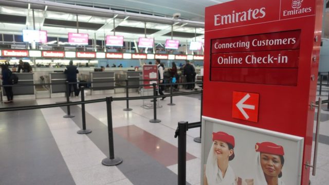 Emirates pone en marcha pruebas de sangre antes del abordaje de los vuelos
