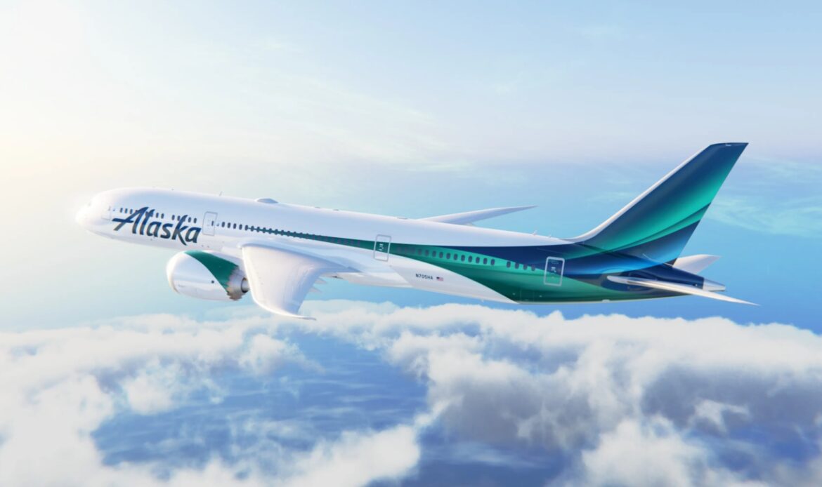 Alaska Airlines presenta nueva imagen para su flota Dreamliner