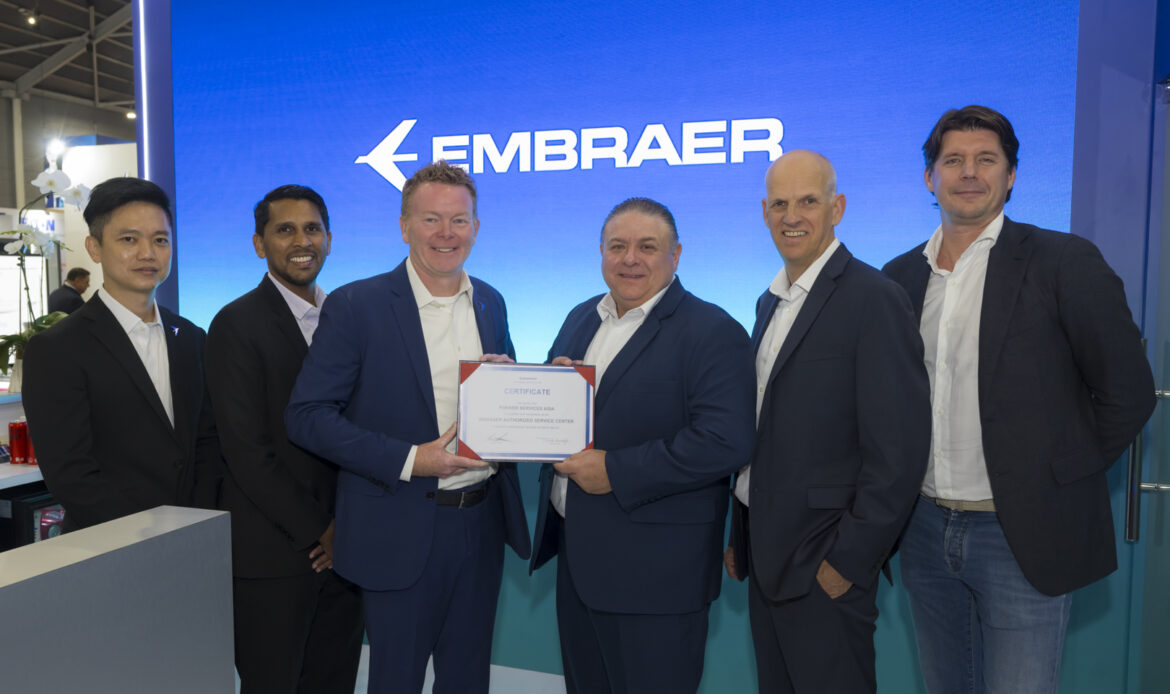 Fokker Services Asia se convierte en Centro de Servicio de Embraer