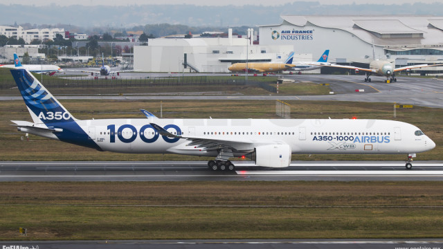 Primer vuelo del A350-1000 será el 24 de noviembre