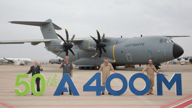 Airbus Defence & Space entrega el A400M número 50