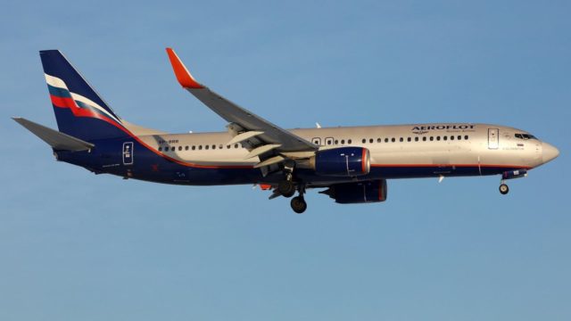 Pasajero intentó secuestrar 737 de Aeroflot