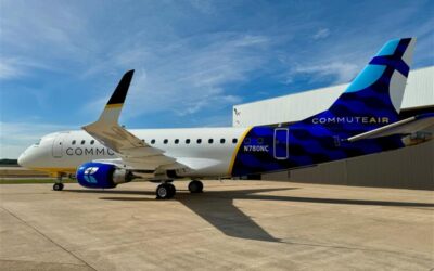 CommuteAir contrata programa de mantenimiento de Embraer