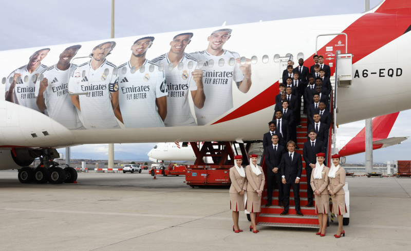 Emirates presenta livery especial del Real  Madrid