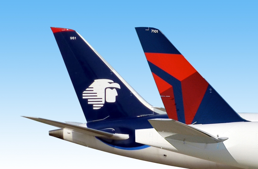 DOT rechaza tentativamente la inmunidad antimonopolio entre Aeroméxico y Delta Air Lines