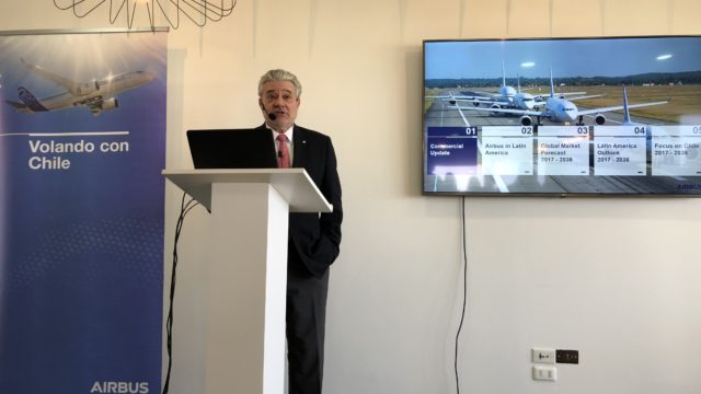 Rafael Alonso de Airbus en FIDAE 2018: Somos líderes en pedidos de América Latina