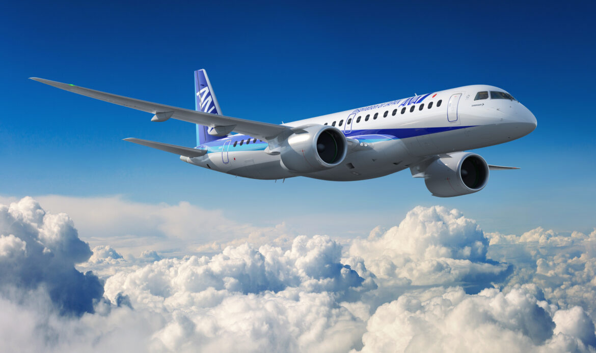 All Nippon Airways realiza pedido por 15 Embraer 190 E2