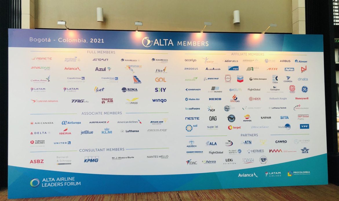 Industria aérea Latinoamérica se reúne en Bogotá en el Foro de Líderes de Aerolíneas 2021