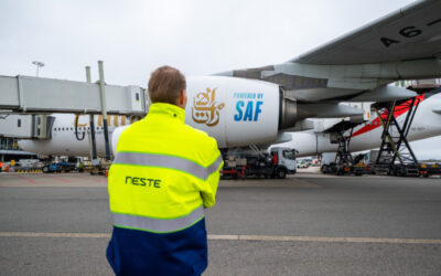 Emirates comenzará a operar con SAF desde el Aeropuerto de Schiphol