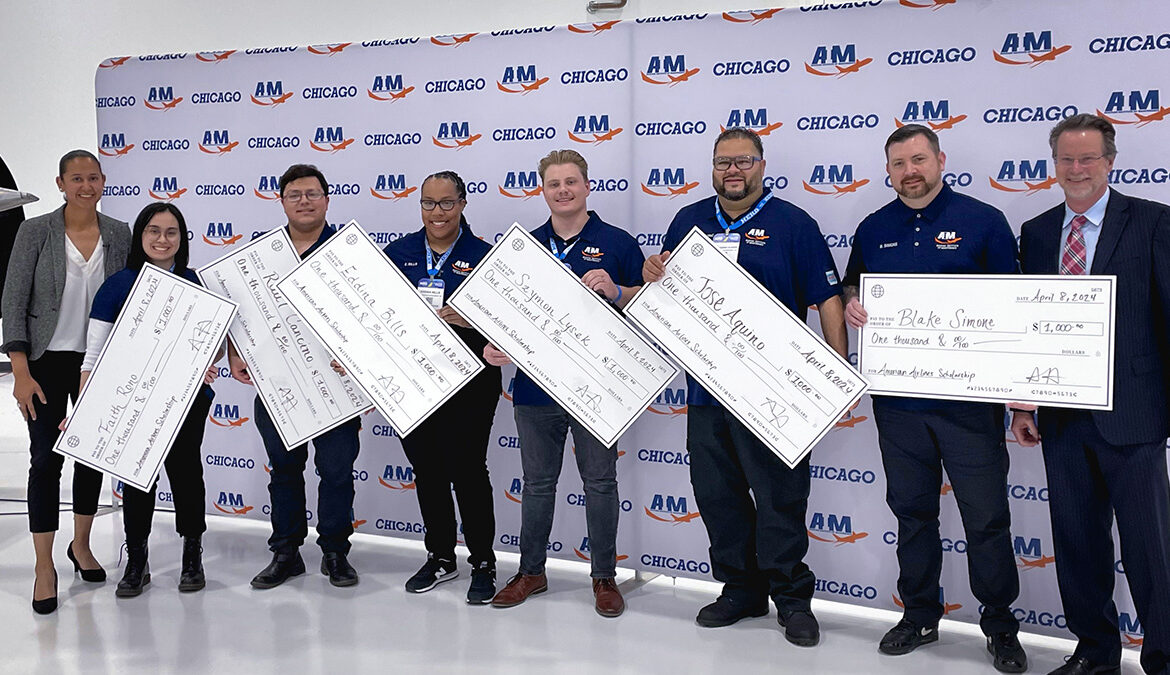 American Airlines otorga becas para que estudiantes puedan convertirse en mecánicos de aviación
