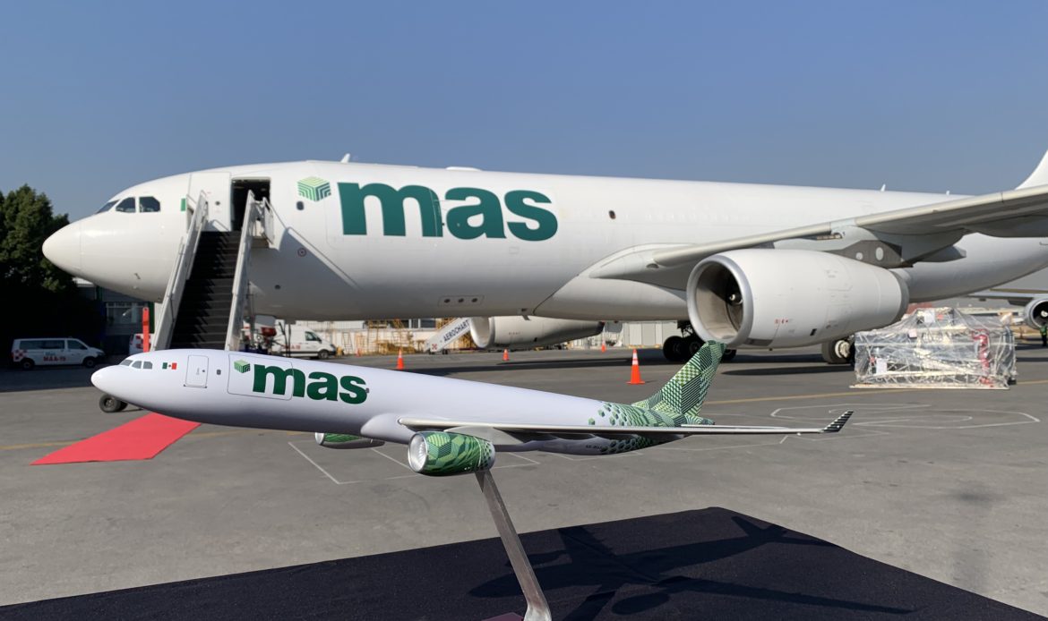 Mas Air cambia su nombre e imagen a “mas” y presenta su nuevo equipo A330-200 P2F