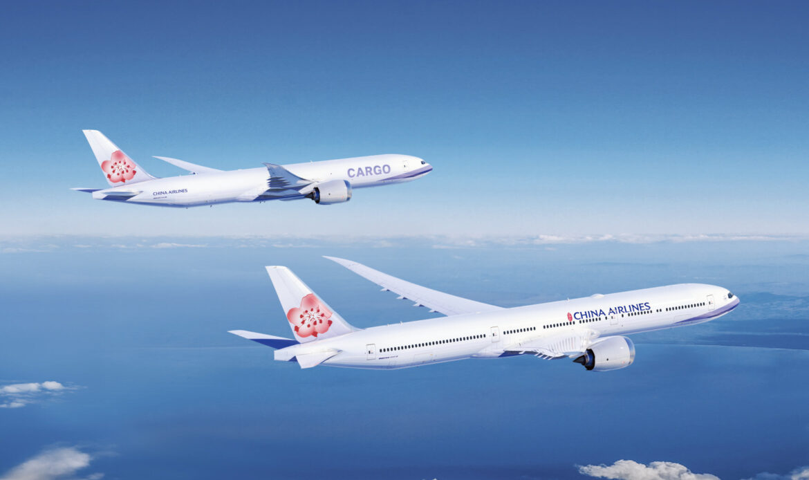China Airlines realiza pedido de aviones Boeing 777 de carga y pasajeros