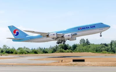 Korean Air venderá cinco Boeing 747 a firma estadounidense