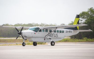 Aerus inaugura sus vuelos entre Cancún y Cozumel