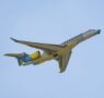 Primer Global 8000 realiza vuelo inaugural