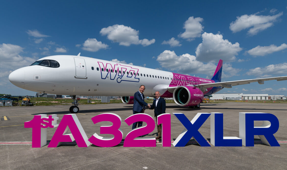 Wizz Air recibe su primer Airbus A321XLR