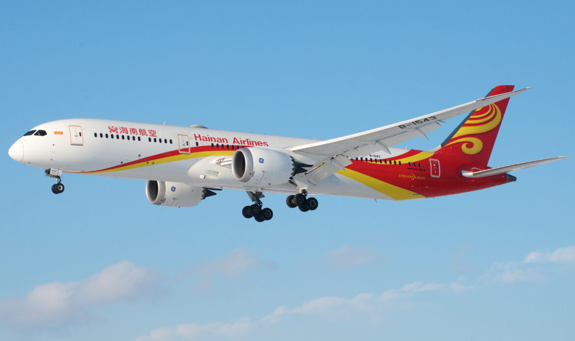 Hainan Airlines reanudará sus vuelos entre México y Beijing