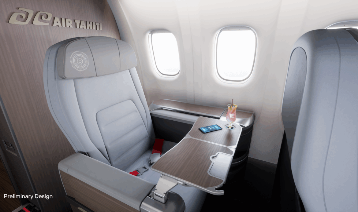 Ait Tahiti usará cabinas de lujo: ATR HighLine