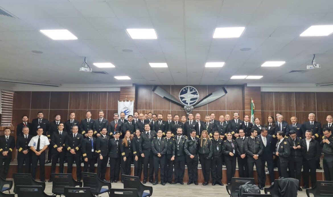 Familia de pilotos de ASPA de México crece