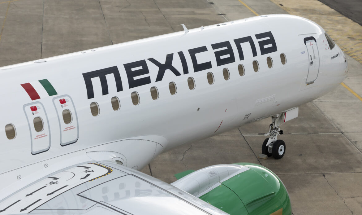 Mexicana recibe su primer Embraer E195-E2