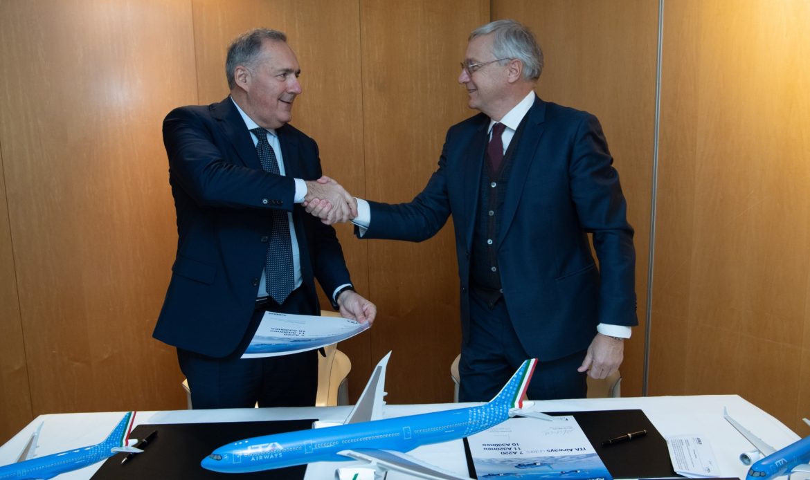 ITA Airways firma pedido por 28 aviones con Airbus