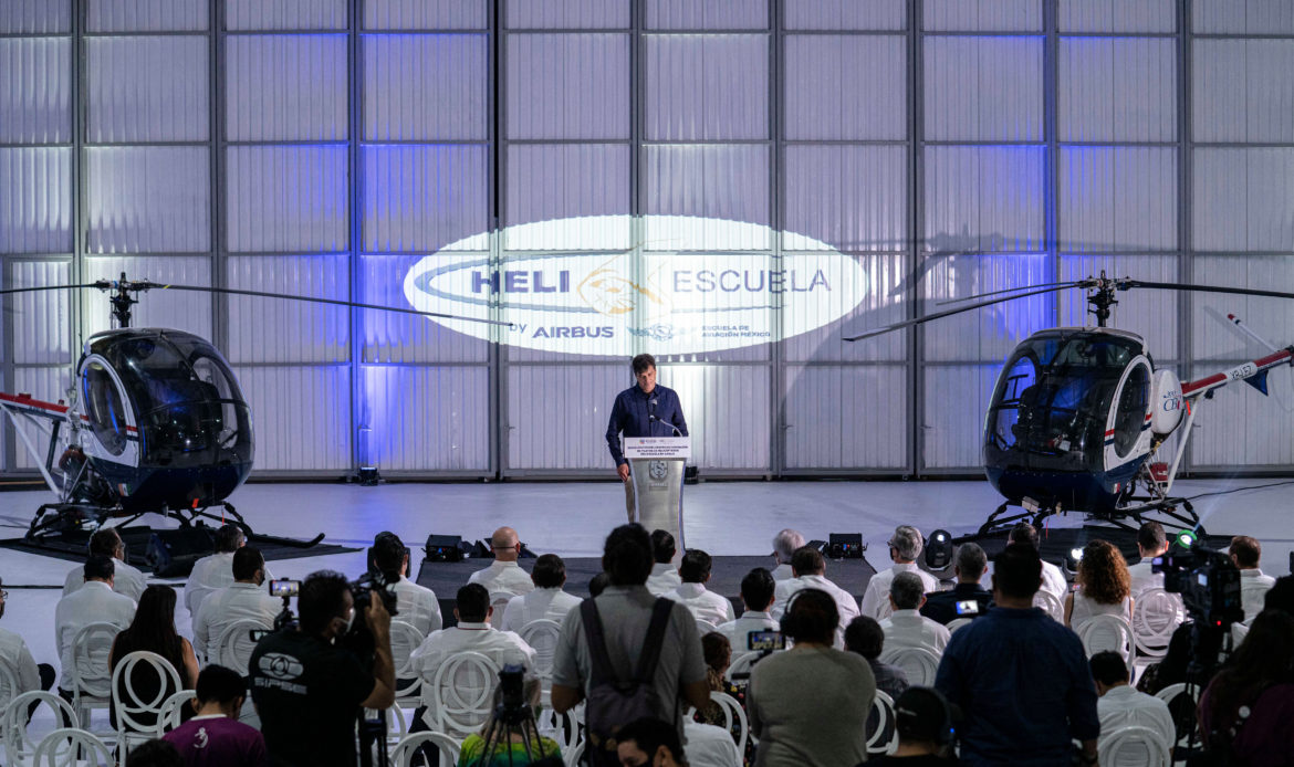 Airbus inaugura escuela de pilotos de helicópteros en Yucatán