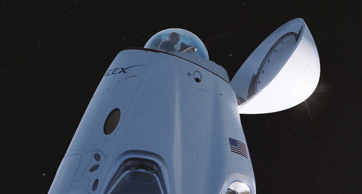 SpaceX lanza la primera misión orbital civil