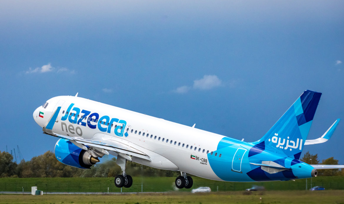 Jazeera Airways adquirirá hasta 28 nuevas aeronaves de la familia Airbus A320 NEO