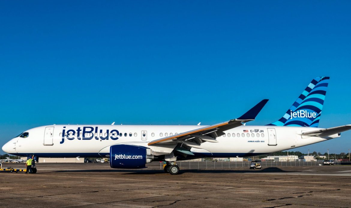 JetBlue coloca pedido por 30 aeronaves A220-300 adicionales