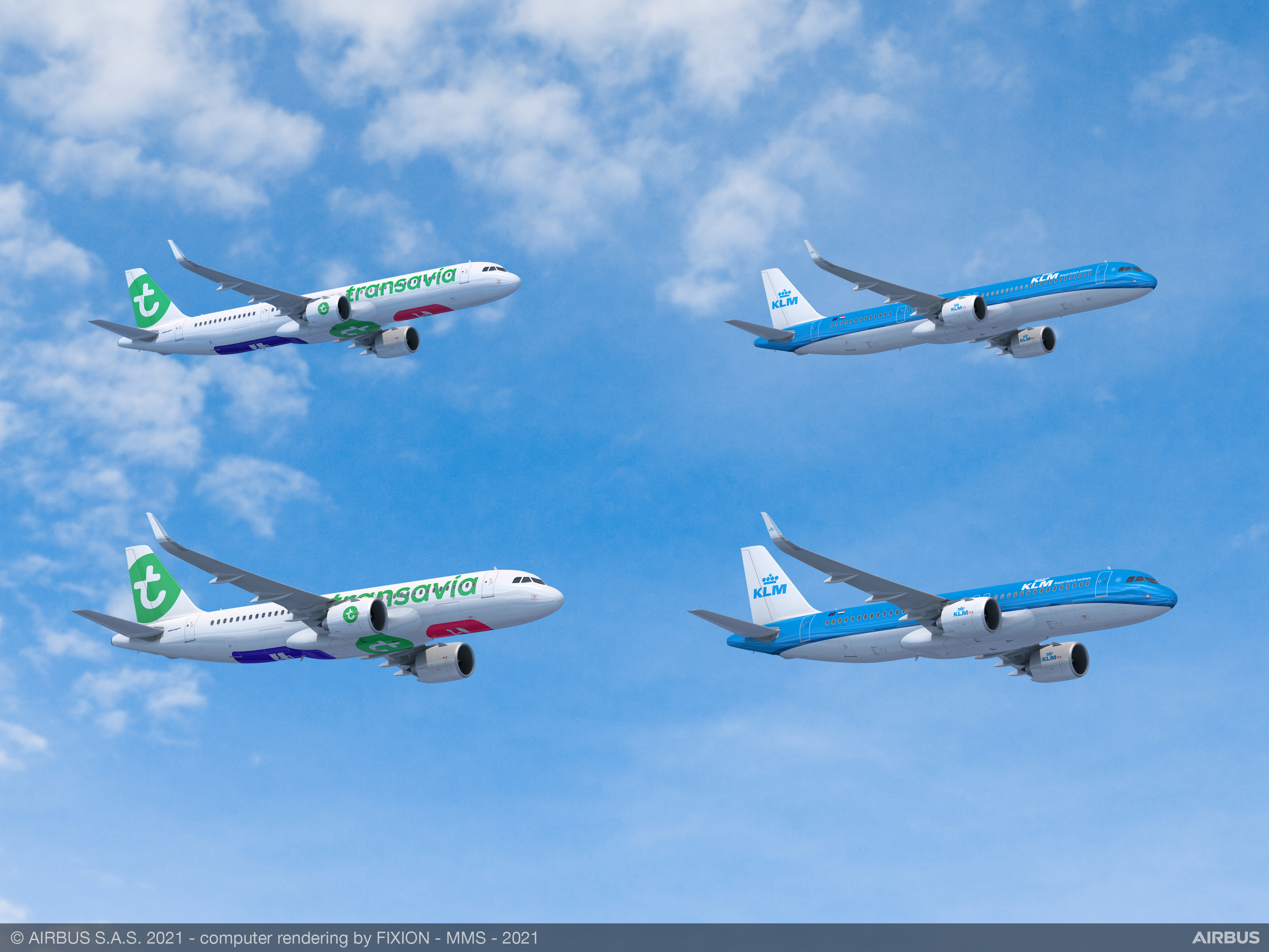 Air France-KLM ordena 100 aviones A320 con derechos a 60 más