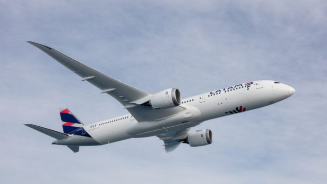 Tráfico de pasajeros de LATAM Airlines aumentó 0.9 en mayo de 2017