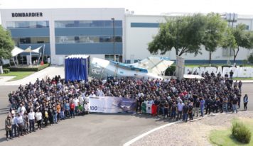 Bombardier celebra 15 aniversario de la planta en Querétaro, México