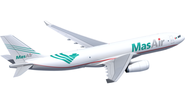 MasAir arrendará dos aeronaves A330-200P2F como parte de su estrategia de expansión