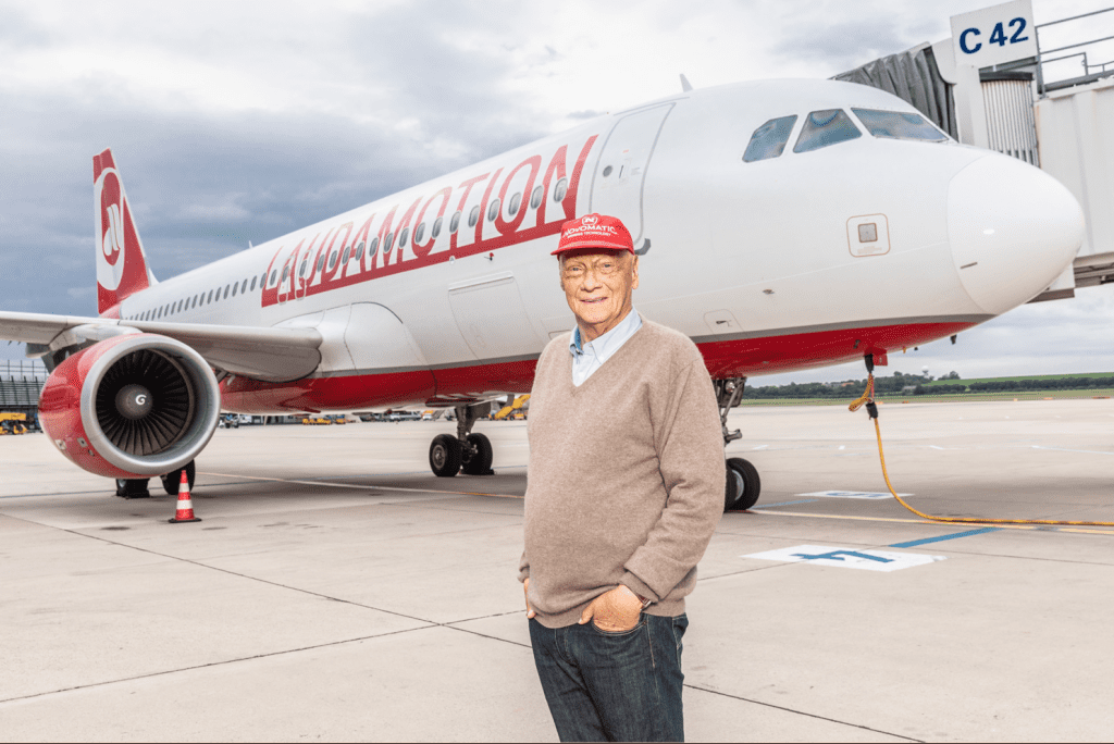 Niki Lauda; Su trayectoria en la aviación