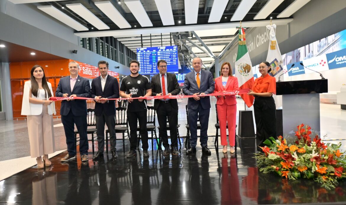 Inauguran nuevo Ambulatorio Oriente de la Terminal A del Aeropuerto Internacional de Monterrey