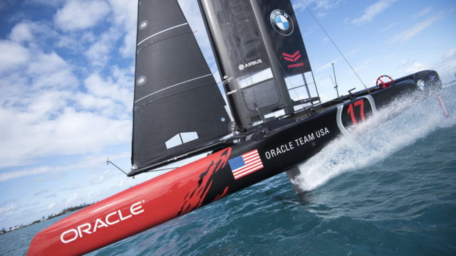 ORACLE TEAM USA y Airbus: calentando para la carrera final