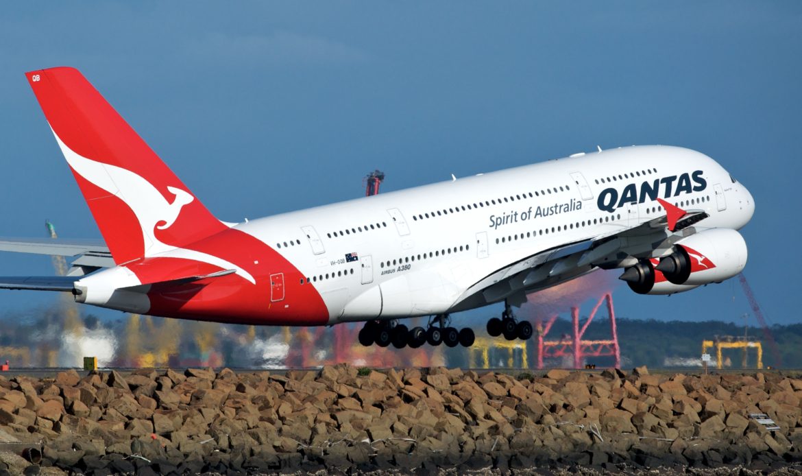 A380 de Qantas aterrizó de emergencia en Azerbaiyán