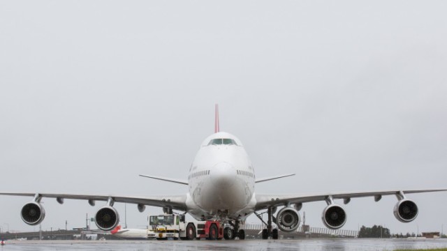 Boeing 747 de Qantas con 5 motores