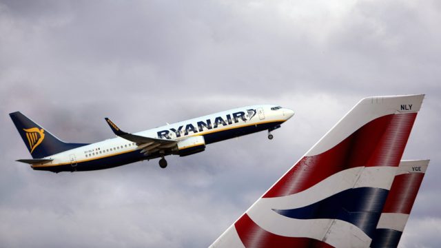 British Airways y Ryanair cancelan temporalmente todos sus vuelos hacia Italia