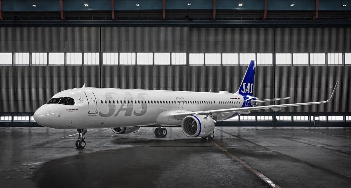 A321 LR de SAS completará su primer vuelo de larga distancia